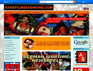 rarefilmsandmore.com screenshot