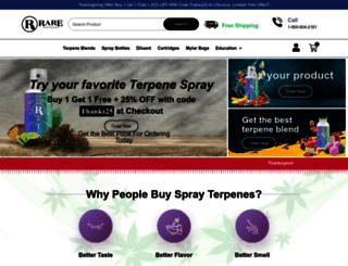 rareterpenes.com screenshot