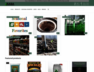 rasahydroponics.com screenshot