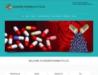 rashmipharma.net screenshot