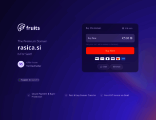 rasica.si screenshot