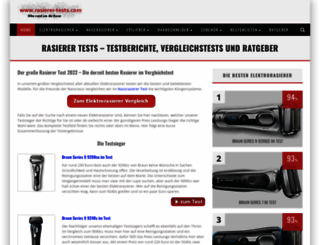 rasierer-tests.com screenshot