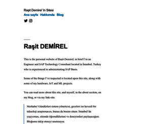 rasitdemirel.com screenshot
