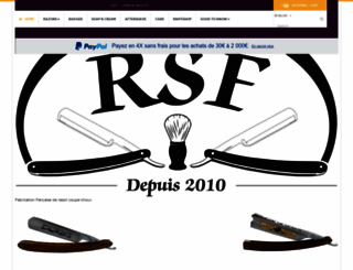 rasoir-sabre.com screenshot