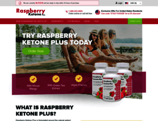 raspberryketoneplus.co screenshot