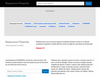 raspunsuri-pixwords.ro screenshot