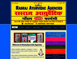 rasrajayurvedic.com screenshot