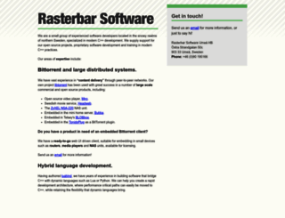 rasterbar.com screenshot
