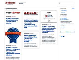rastrac.i-newswire.com screenshot