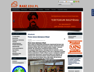 rasz.edu.pl screenshot