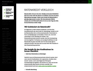 ratenkreditcheck.com screenshot