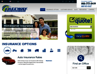 rater.freewayinsurance.com screenshot