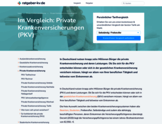 ratgeber-pkv.de screenshot