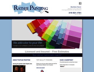 rathjepainting.com screenshot