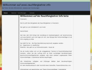 rauchfangkehrer.info screenshot