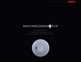 rauchmeldershop.ch screenshot