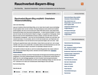 rauchverbotbayern.wordpress.com screenshot