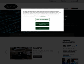 rauland.com screenshot