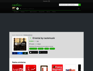 rautemusik-oriental.radio.fr screenshot