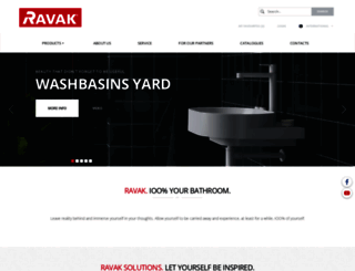 ravak.com screenshot