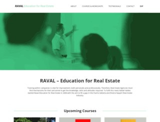 ravalrealestatetraining.com screenshot