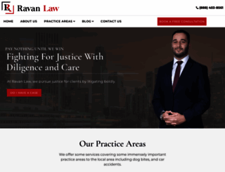 ravanlaw.com screenshot