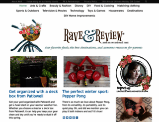 raveandreview.com screenshot