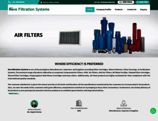 ravefiltrationsystems.com screenshot