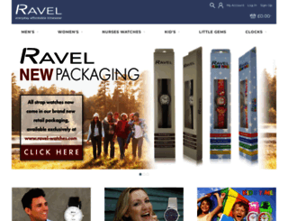 ravel-watches.com screenshot