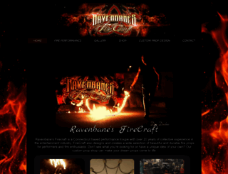 ravenbanesfirecraft.com screenshot