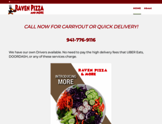 ravenpizzaandmore.com screenshot