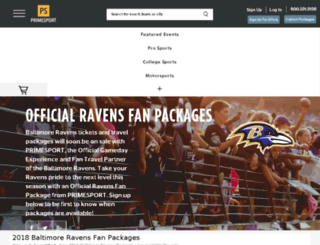 ravenssuperbowlpackages.com screenshot