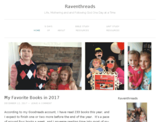 raventhreads.wordpress.com screenshot
