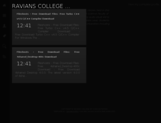 raviancollege.blogspot.com screenshot