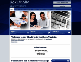 ravibcpa.com screenshot