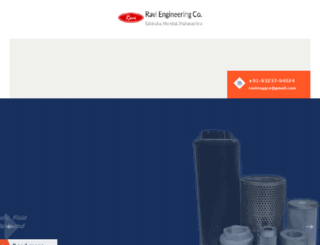 ravihydraulic.com screenshot