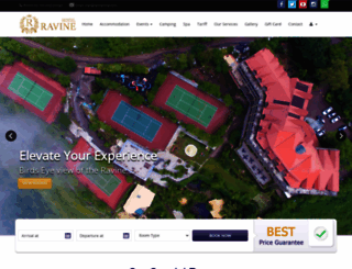 ravinehotel.com screenshot