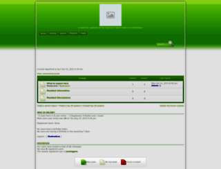 ravresident.forumotion.com screenshot