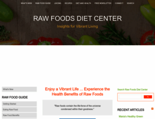 raw-foods-diet-center.com screenshot