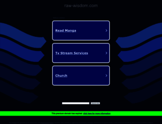 raw-wisdom.com screenshot
