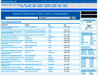 rawalakot.pakistanjobs.pk screenshot