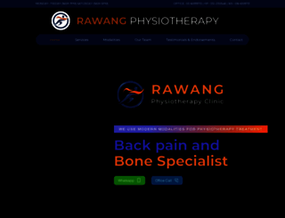 rawangphysiotheraphy.com screenshot