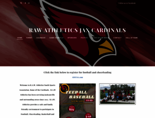 rawathleticsjax.com screenshot