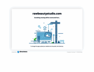 rawbeautystudio.com screenshot