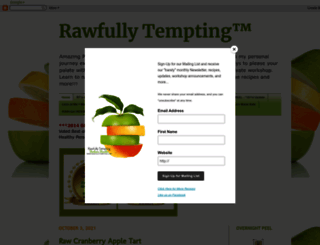rawfullytempting.com screenshot