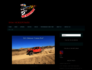 rawhorsepower.com screenshot