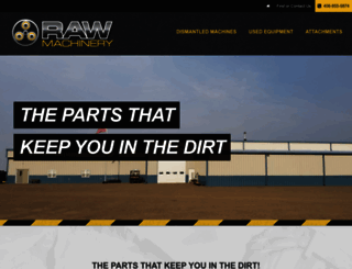 rawmachinery.com screenshot