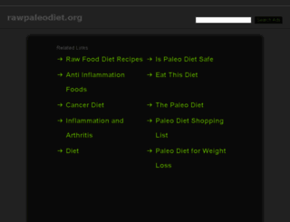 rawpaleodiet.org screenshot
