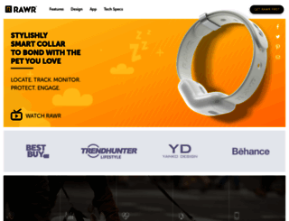 rawrcollar.com screenshot