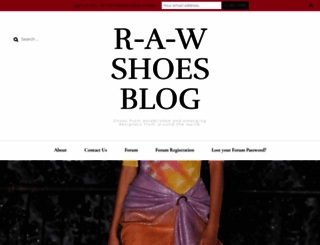 rawshoes.wordpress.com screenshot